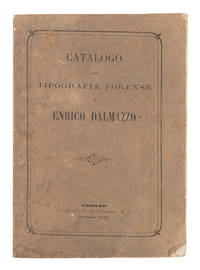 Tipografia Forense Di Enrico Dalmazzo Catalogo by Legal Publishing; Enrico Dalmazzo - 1863