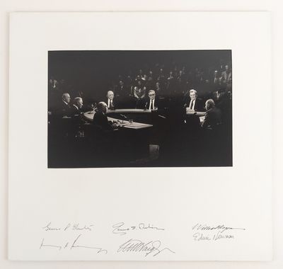 PHOTO FROM ‘THE NINTH ANNUAL REPORT OF THE SECRETARIES OF STATE’ (1991) SIGNED 6x