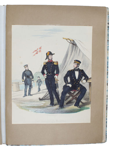 (Samling af Danske militaire Uniformer med 6 Tillægsblade ledsgaet af oplysende Text...). (photo 3)