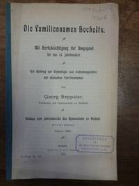 Die Familiennamen Bocholts - Mit Berücksichtigung der Umgegend für das 14. Jahrhundert - Ein Beitrag zur Etymologie und Bedeutungslehre der deutschen Familiennamen - Fortsetzung,