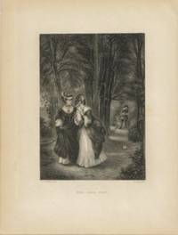 image of The Love Tiff Original Engraving from Gallery of Famous Painters