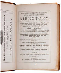 STOREY, ORMSBY, WASHOE AND LYON COUNTIES DIRECTORY, Including the Cities and Towns of Virginia City, Gold Hill, Carson City, Dayton, Silver City, Empire City, Washoe City, Reno, Wadsworth, Crystal Peak, Ophir, etc., for 1871-72, Containing the Names, Business and Location of Merchants, Miners, Farmers, Manufacturers, Professional Men, Book-keepers, Salesmen, Clerks, and all Adult Male Citizens of the County...