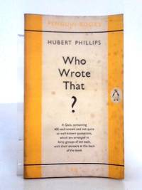 Who Wrote That?