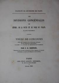Paris: Félix Locquin, 1844. First Edition. Hardcover. Marbled paper. Leather title label on spine. ...