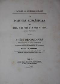 Paris: Félix Locquin, July 1844. First Edition. Hardcover. Marbled paper. Leather title label on sp...