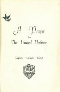 cover of A PRAYER FOR THE UNITED NATIONS