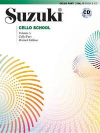 Suzuki Cello School, Vol 5: Cello Part, Book & CD