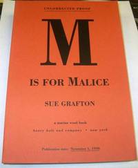 image of M is for Malice by Grafton, Sue