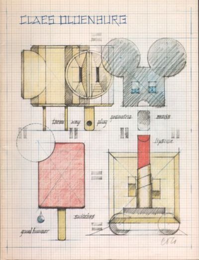 CLAES OLDENBURG, TECKNINGAR, AKVARELLER OCH…