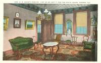 Gen Grant's Parlor, Galena, Illinois 1910s-1920s unused Postcard