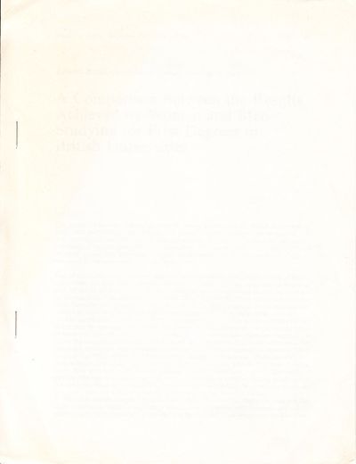 A Comparison Between the Results Achieved by…