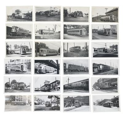 Greater Boston Subway System and Trolley Cars Large Archive of Over 40 Photos Showing the Expanding Public Rail System in the 1930s