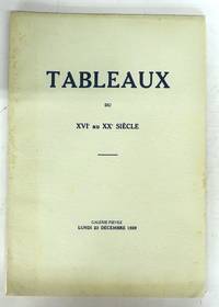 Catalogue de Tableaux des Ecoles allemande, espagnole, flamande, française, hollandaise et...