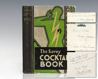 The Savoy Cocktail Book. by Craddock, Harry - 1930