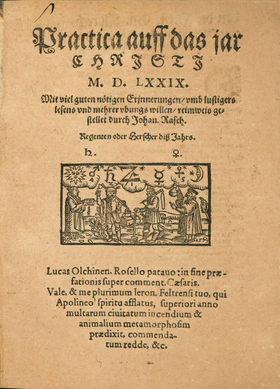 Practica auff das jar Christi M. D. LXXIX. Mit viel guten nötigen Erjnnerungen umb lustigers lesens und mehrer ubungs willen reimweis gestellet [...]