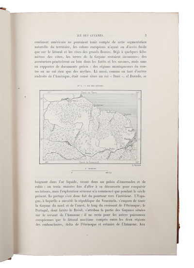 Nouvelle Géographie universelle, la Terre et les Hommes. Tome XIX: Amérique du Sud, l'Amazonie et la Plata. Guyanes, Brésil, Paraguay.Urugyau, République Argentine. Contenant 5 Cartes en couleur tirées a part, 169 Cartes intercalées dans le Texte et ... (photo 6)
