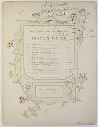 image of 'Menuet La Vallière' for piano, (Francis, 1850-1909, French Composer)