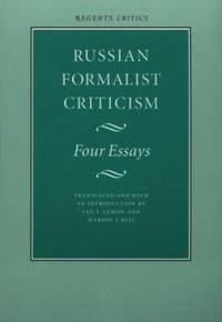 Russian Formalist Criticism : Four Essays