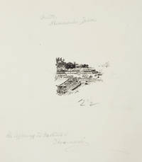 Pen and Ink "The Wyoming in the Straits of Shimonoséki" drawn from a photograph for the Century April, 1892 for an article "The "Wyoming' in the Straits of Shimonoseki