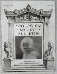 image of Zoological Society Bulletin, Vol. XIX, No. 4, July, 1916