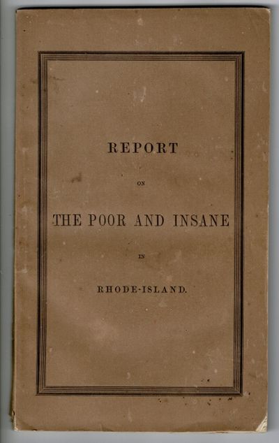 Providence: Joseph Knowles, state printer, 1851. First edition, 8vo, pp. -119, ; engraved frontispie...