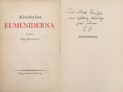 Eumeniderna (Försoningen). Tolkad av Emil…