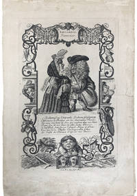 GERMAN BAROQUE FASCINATION WITH DWARFS  COMES TO 18TH CENTURY FRANCE: A SUITE OF 12 SATIRICAL ENGRAVINGS  WITH SATIRICAL VERSES IN FRENCH[The Twelve Months]