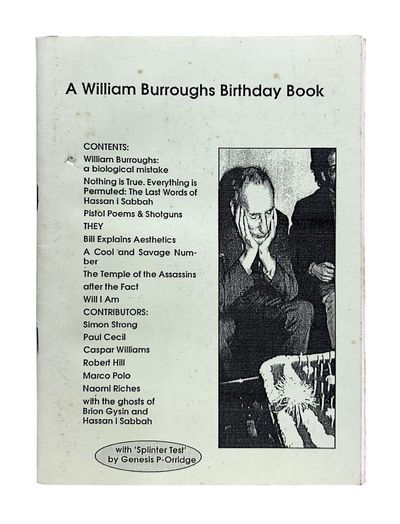 A William Burroughs Birthday Book