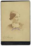 Rutherford B. Hayes Signs A Cabinet Card Of His Wife, Lucy Webb Hayes