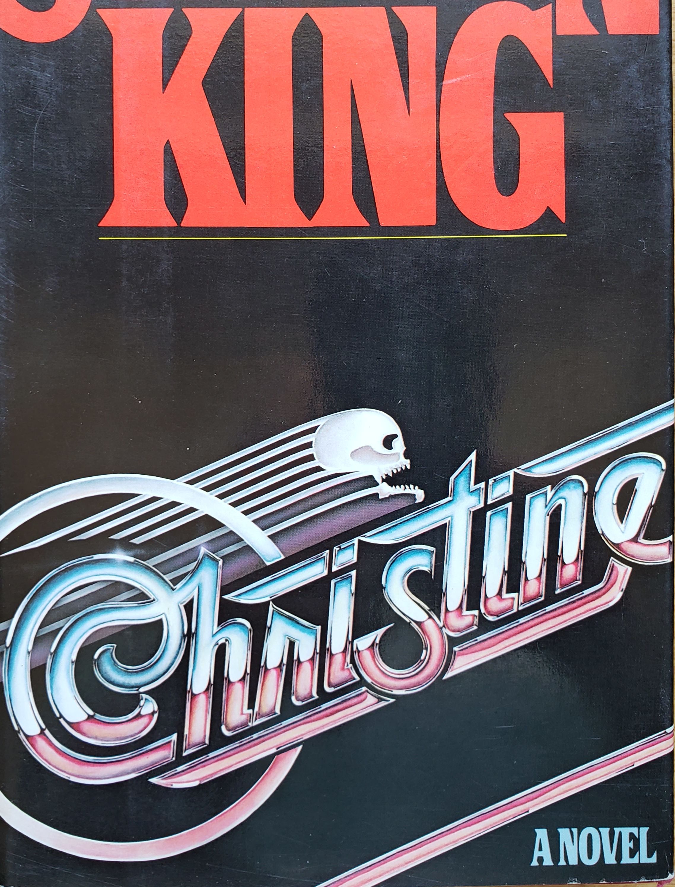 Christine by Stephen King first this 1983 from acs books (SKU 1735)