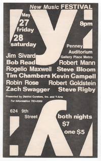 Y NEW MUSIC FESTIVAL [Handbill and Program]