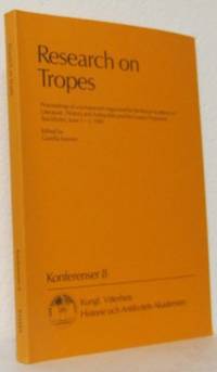 Research on Tropes. Proceedings of a symposium…
