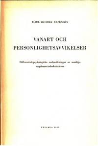 Vanart och personlighetsavvikelser.…