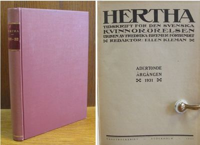 Hertha 1931-1932. Tidskrift för den svenska…