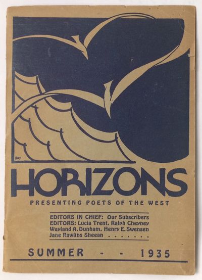Horizons: presenting poets of the west. Summer 1935