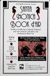 AMERICAN BOOK FAIRS INC. PRESENTS SANTA MONICA BOOK FAIR -SOUTHERN CALIFORNIA'S PREMIERE NATIONAL AND INTERNATIONAL COLLECTIBLE AND ANTIQUARIAN BOOK FAIR / FULL COLOR PICTORIAL POSTER
