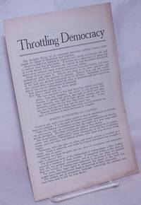 Throttling democracy