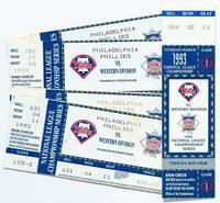 [Five baseball ticket stubs]: 1993 National League Championship, Philadelphia Phillies vs. Atlanta Braves