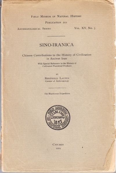 Sino-Iranica. Chinese Contributions to the…