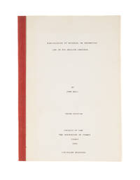 Bibliography of Material on Indonesian Law in the English Language