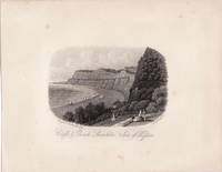 Original Steel Engraving "Cliffs and Beach, Shanklin, Isle of Wight"