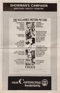 Faces Original pressbook for the 1968 film