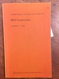 cover of Competition and the Structure of Bird Communities (Publisher series: Monographs in Population Biology.)