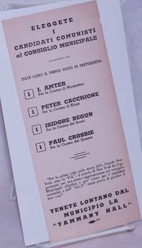 image of Eleggete I candidati Comunisti al consiglio municipale