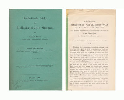 Beschreibender Catalog des Bibliographischen…