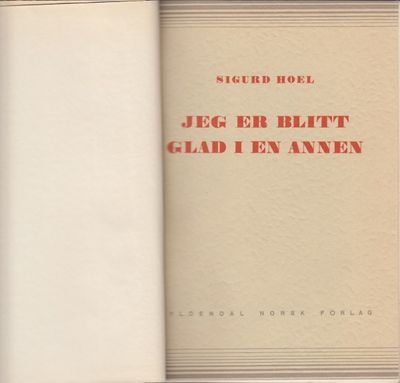Jeg er blitt glad i en annen.