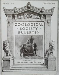 Zoological Society Bulletin, Vol. XIX, No. 6, November, 1916 (Aquarium Issue)