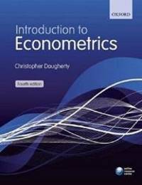 Introduction To Econometrics, 4/e by Christopher Dougherty - Paperback - 2011-06-07 - from Books Express (SKU: 0199650500n)