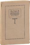 The Negro in Pennsylvania: a Study in Economic History. A Thesis Submitted to the University of Pennsylvania in Partial Fulfillment of the Requirements for the Degree of Ph.D.