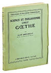 Science et Philosophie chez Goethe